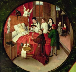 Tod, Detail aus Die Tafel der sieben Todsünden und der vier letzten Dinge (Detail)